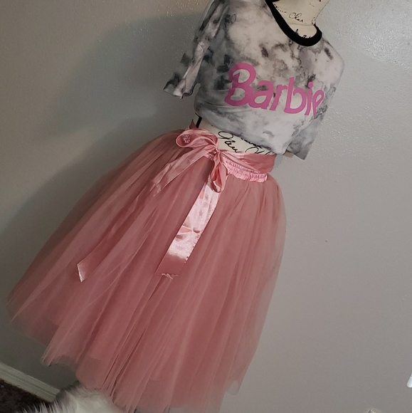 Dresses & Skirts - MAUVE MIDI TULLE SKIRT